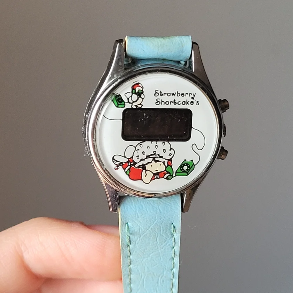 Digital Watch - Quartz Strawberry Shortcake 80's Watch